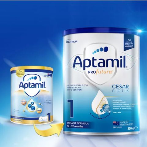 Sữa Aptamil Profutura Cesarbiotik New Zealand số 1 800g (0 - 12 tháng)