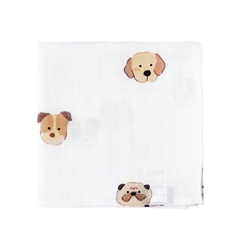 Chăn Cotton Light Dono&Dono Puppy Friends M (106x106)