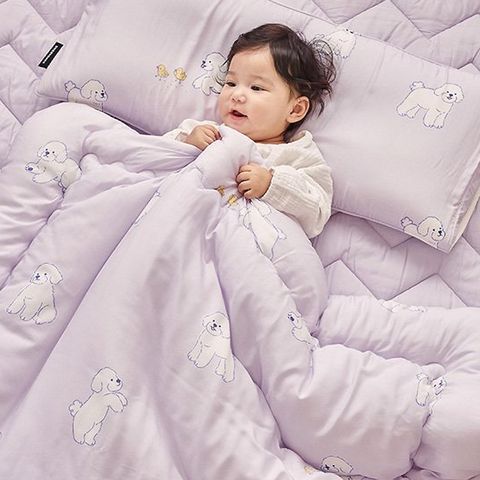 Chăn Duvet cao cấp Dono&Dono Pure Modal baby Purple Poodle 100*140cm