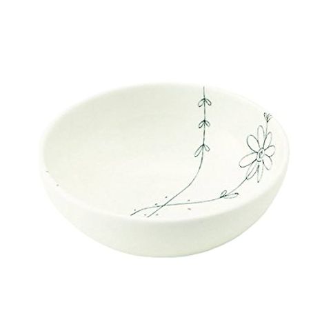 Bát sứ Yamata họa tiết hình cành hoa size φ12×4.5cm