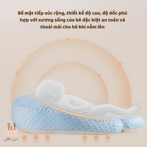 Gối chống trào ngược đa năng LIL màu be