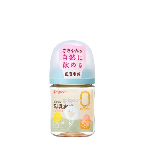 Bình sữa Pigeon PPSU Plus WN3 phiên bản Nhật 160 ml, hình Hoa