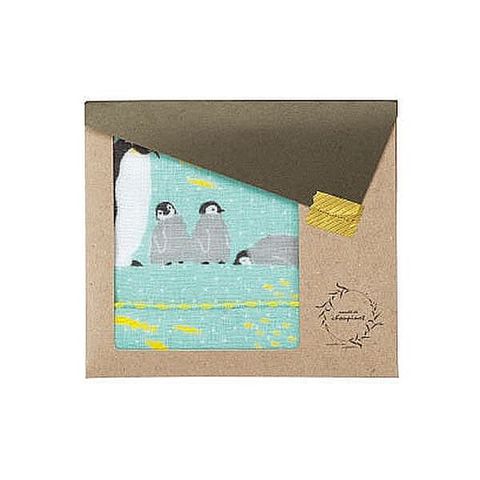 Hộp khăn Nissen họa tiết chim cánh cụt size 34x90 cm 1COL