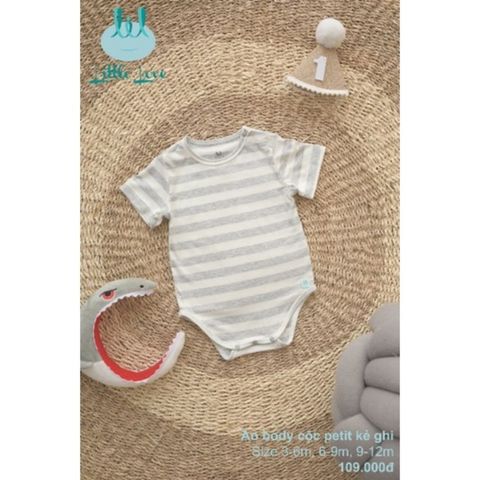 ÁO BODY CỘC PETTIT KẺ GHI Bamboo by Lil