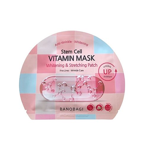 Mặt nạ Banobagi Stem Cell Vitamin Mask Whitening & Stretching Patch