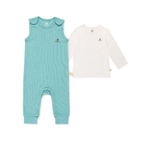 Set Romper Lullaby SN + T.Shirt NH413M - Xanh cổ vịt