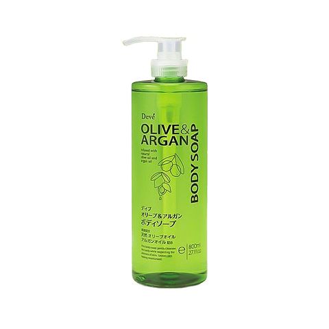 Sữa tắm chiết xuất từ Argan và dầu Oliu Deve 800ml