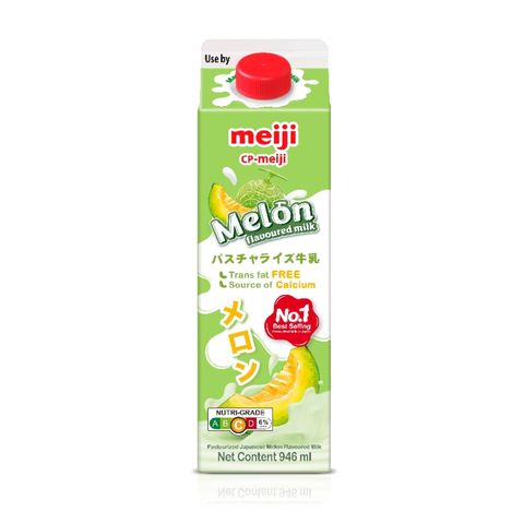 Sữa Thanh Trùng Hương Dưa Lưới Nhật Bản Meiji 946 ml