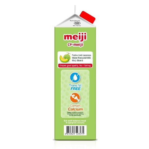 Sữa Thanh Trùng Hương Dưa Lưới Nhật Bản Meiji 946 ml