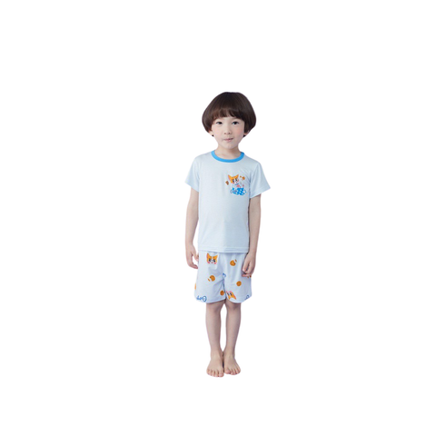 Bộ pijama Olomimi cộc bé trai Cutie corgi