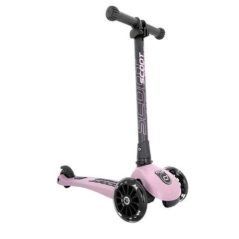 Xe scooter trẻ em Scoot and Ride Highwaykick 3 LED màu Rose