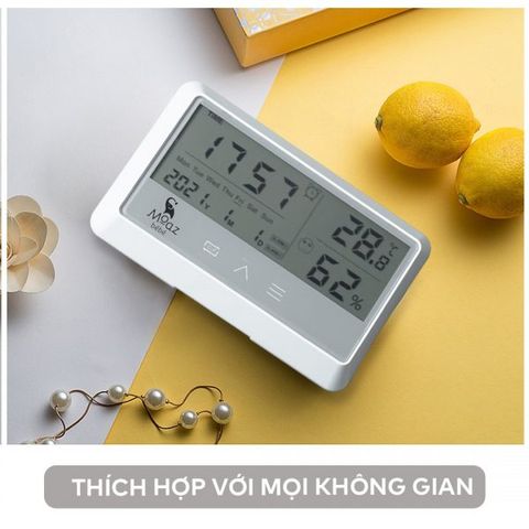 Thiết bị đo độ ẩm và nhiệt độ trong nhà MOAZ BÉBÉ MB-027