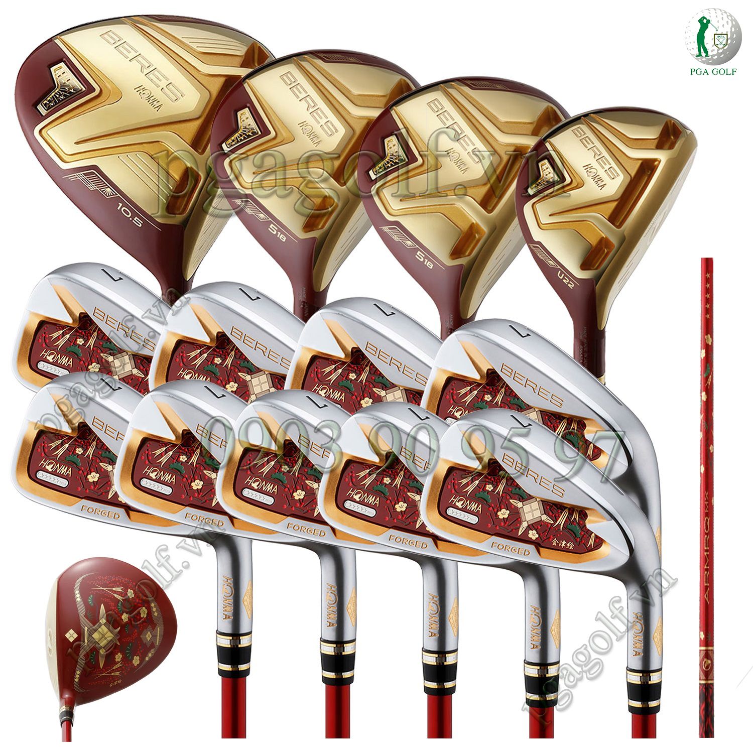 Bộ Gậy Golf Honma Beres Aizu 5 Sao