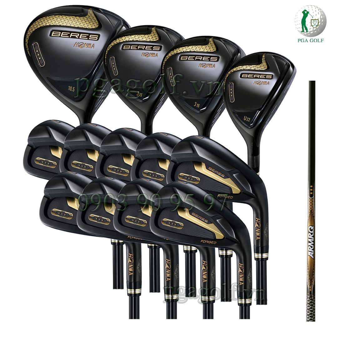 Bộ Gậy Golf Honma New Beres 07 3 sao Black Limited Edition