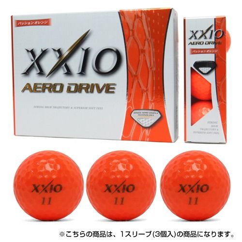 Banh Golf XXIO AeroDrive Orange Balls PGA GOLF