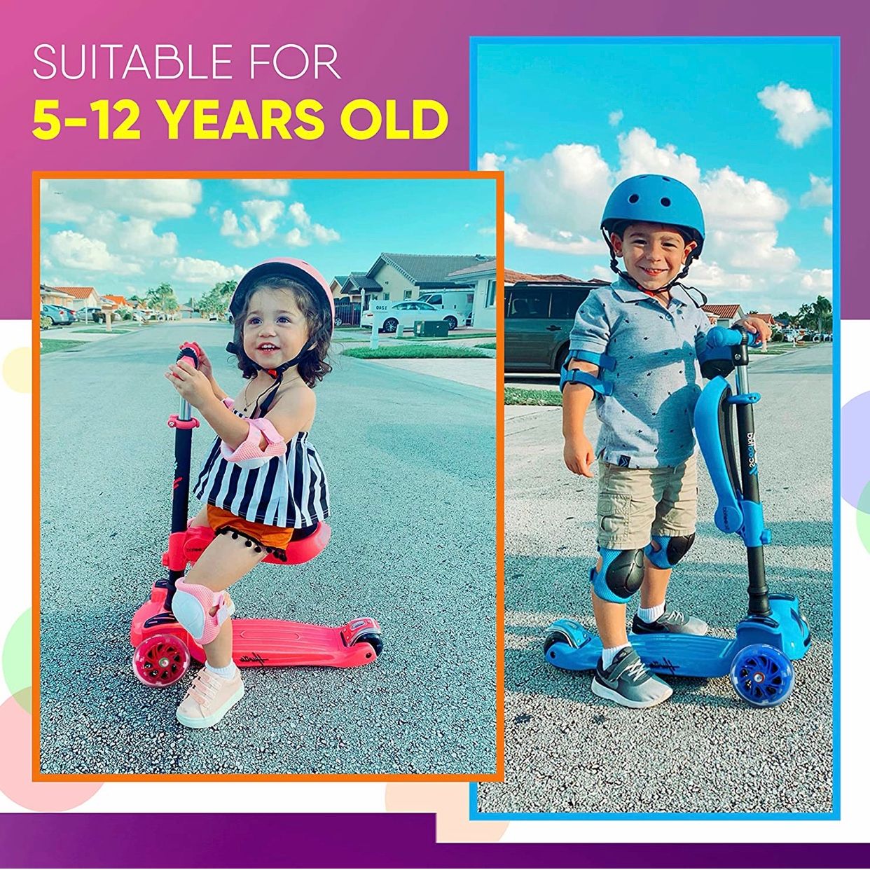 Xe Hurtle 3-Wheeled Scooter for Kids