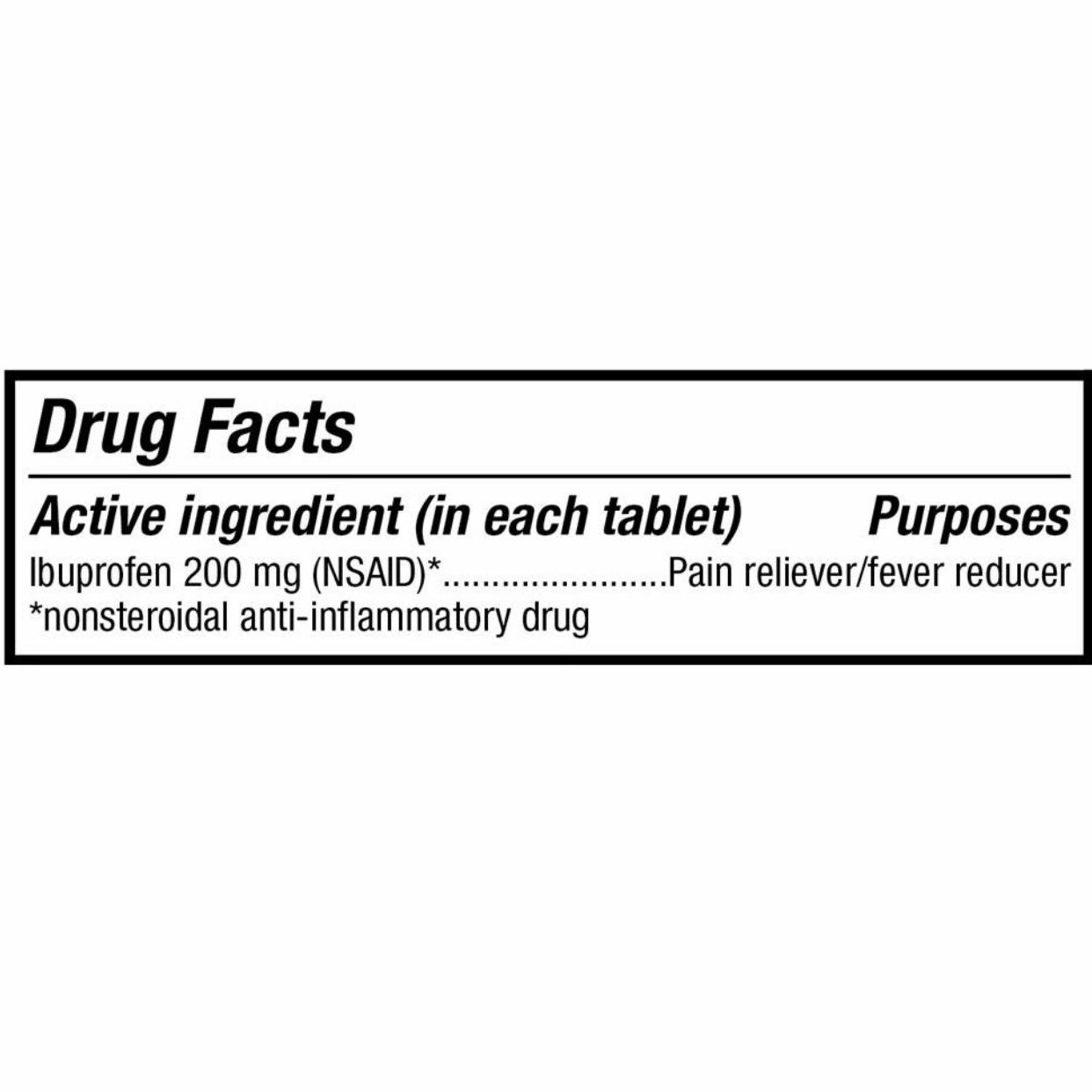 Viên nén giảm đau giảm sốt Basic Care Ibuprofen Tablets