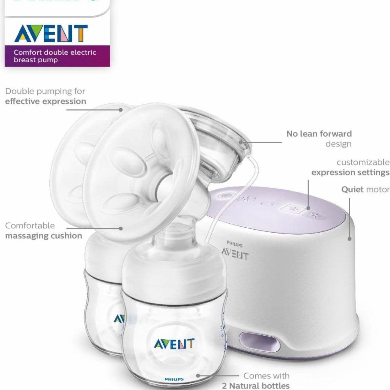 Máy hút sữa Philips Avent Double Electric Bonus Power Cushion