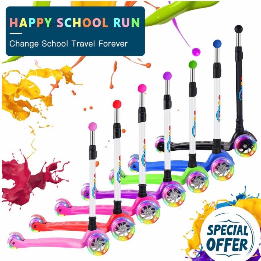 Xe Scooter BELEEV Kick Scooter for Kids 3 Wheel