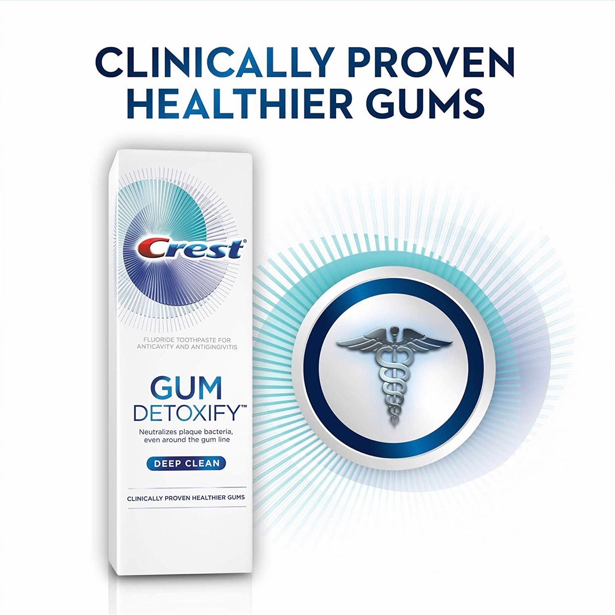 Kem đánh răng trị sâu Crest Toothpaste Gum Detoxify