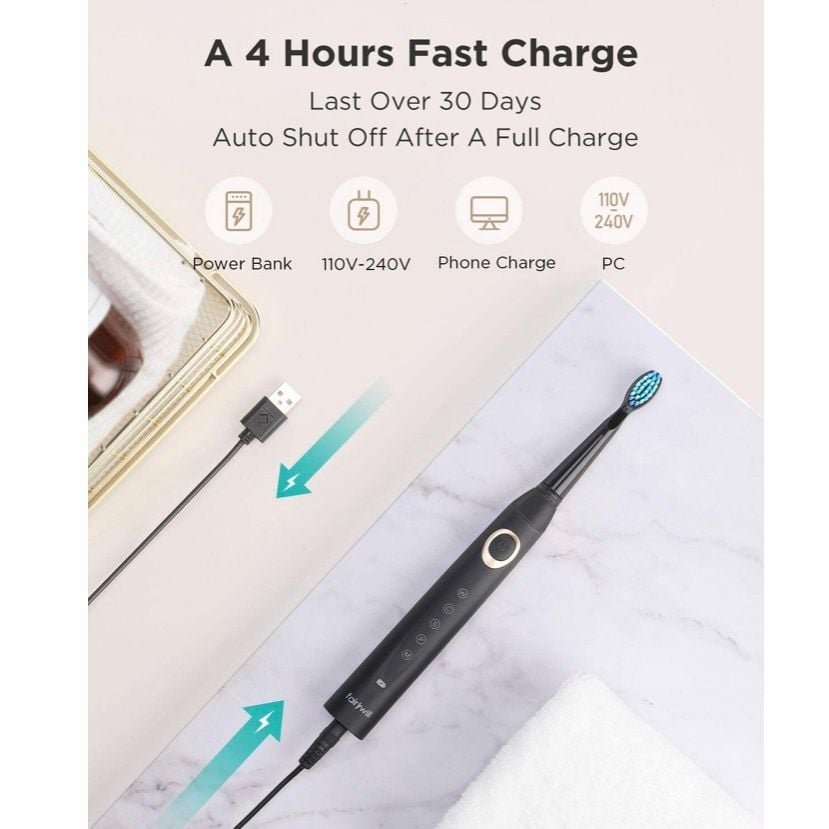Máy đánh răng Fairywill Sonic Electric Toothbrush for Adults and Kids
