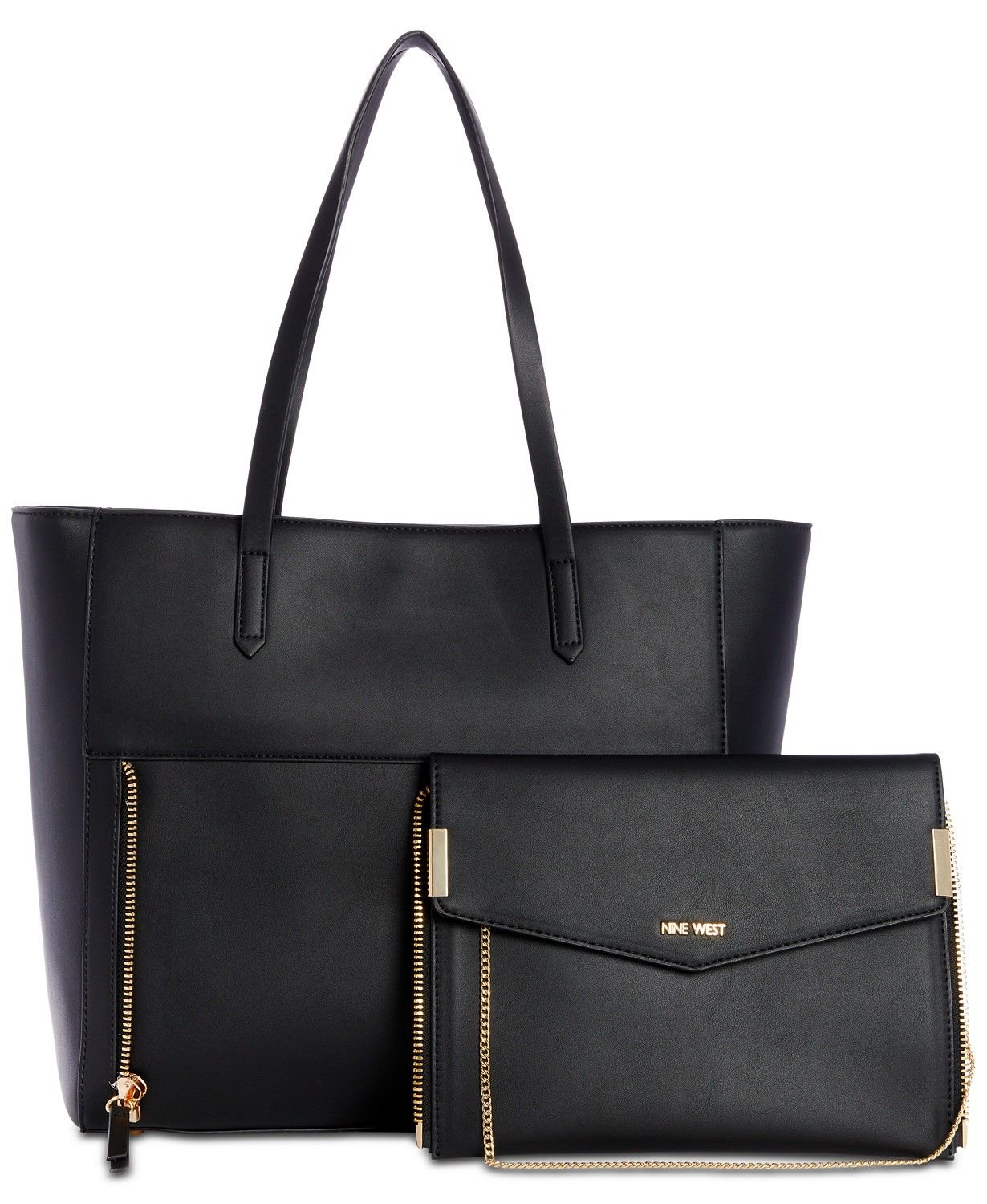 Túi nữ Nine West Devanna Tote Dark Wheat/Gold