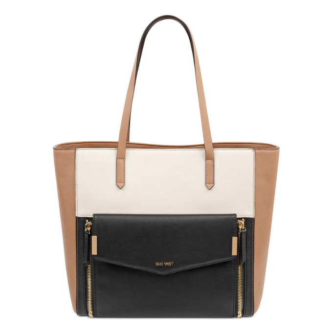Túi nữ Nine West Devanna Tote Dark Wheat/Gold