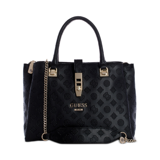 Túi nữ Guess Peony Debossed Logo Girlfriend Satchel