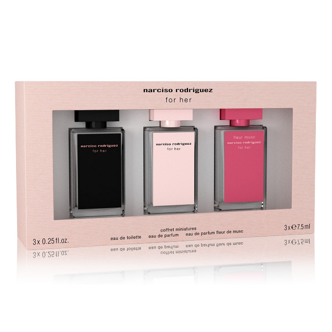 Bộ Gift Set Narciso Rodriguez 3-Pc. For Her Deluxe Mini