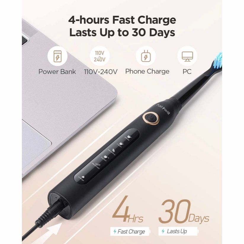 Máy đánh răng Fairywill Electric Toothbrush Powerful Sonic Cleaning