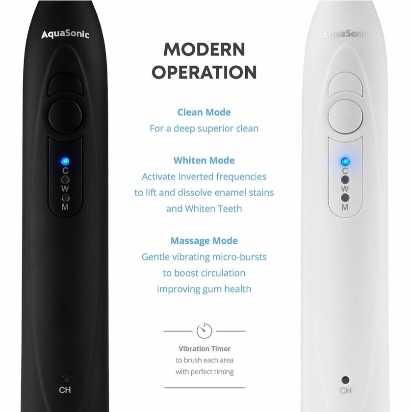 Máy đánh răng AquaSonic DUO Dual Handle Ultra Whitening