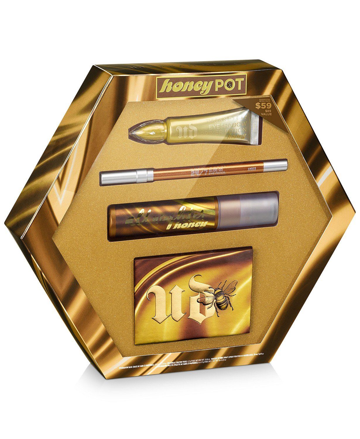 Bộ trang điểm Urban Decay 4-Pc. Honey Pot Set
