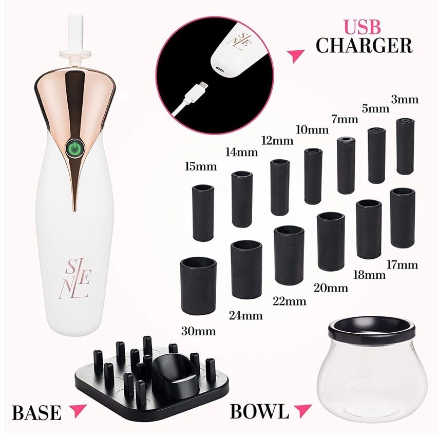 Bộ dụng cụ vệ sinh cọ trang điểm Selene Makeup Brush