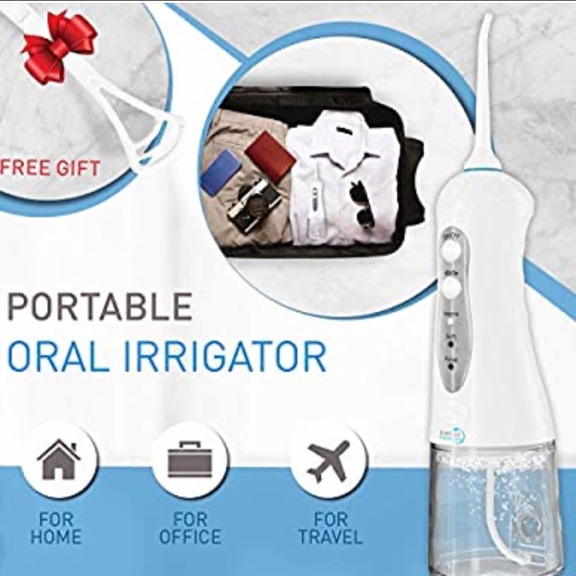 Máy tăm nước B.Weiss Portable Oral Irrigator with 4 Jet Tips