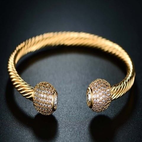 Vòng tay 18k Gold-Plated With Swarovski®