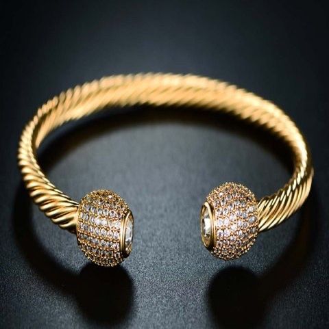 Vòng tay 18k Gold-Plated With Swarovski®