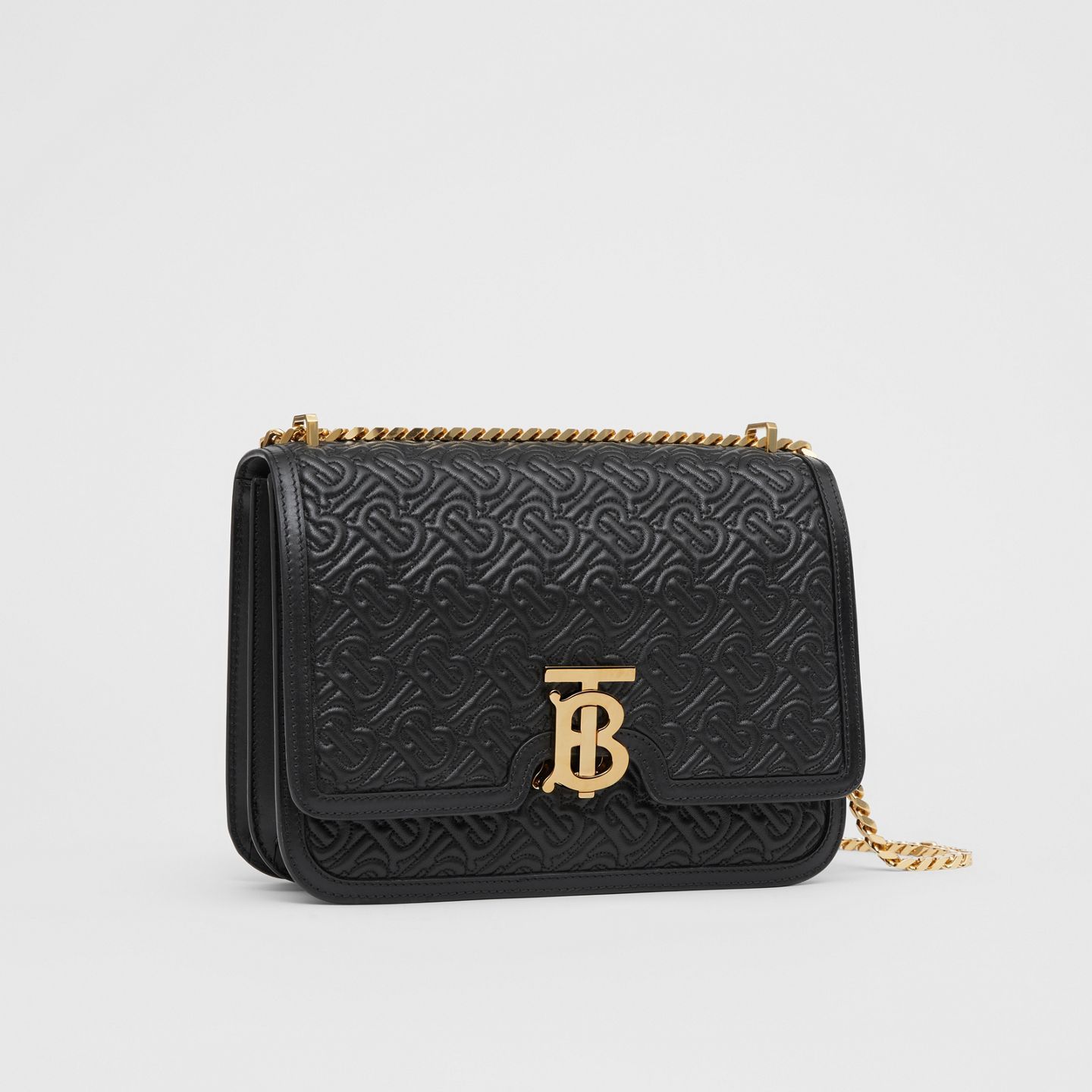 Túi nữ Burberry Medium Quilted Monogram Lambskin TB Bag