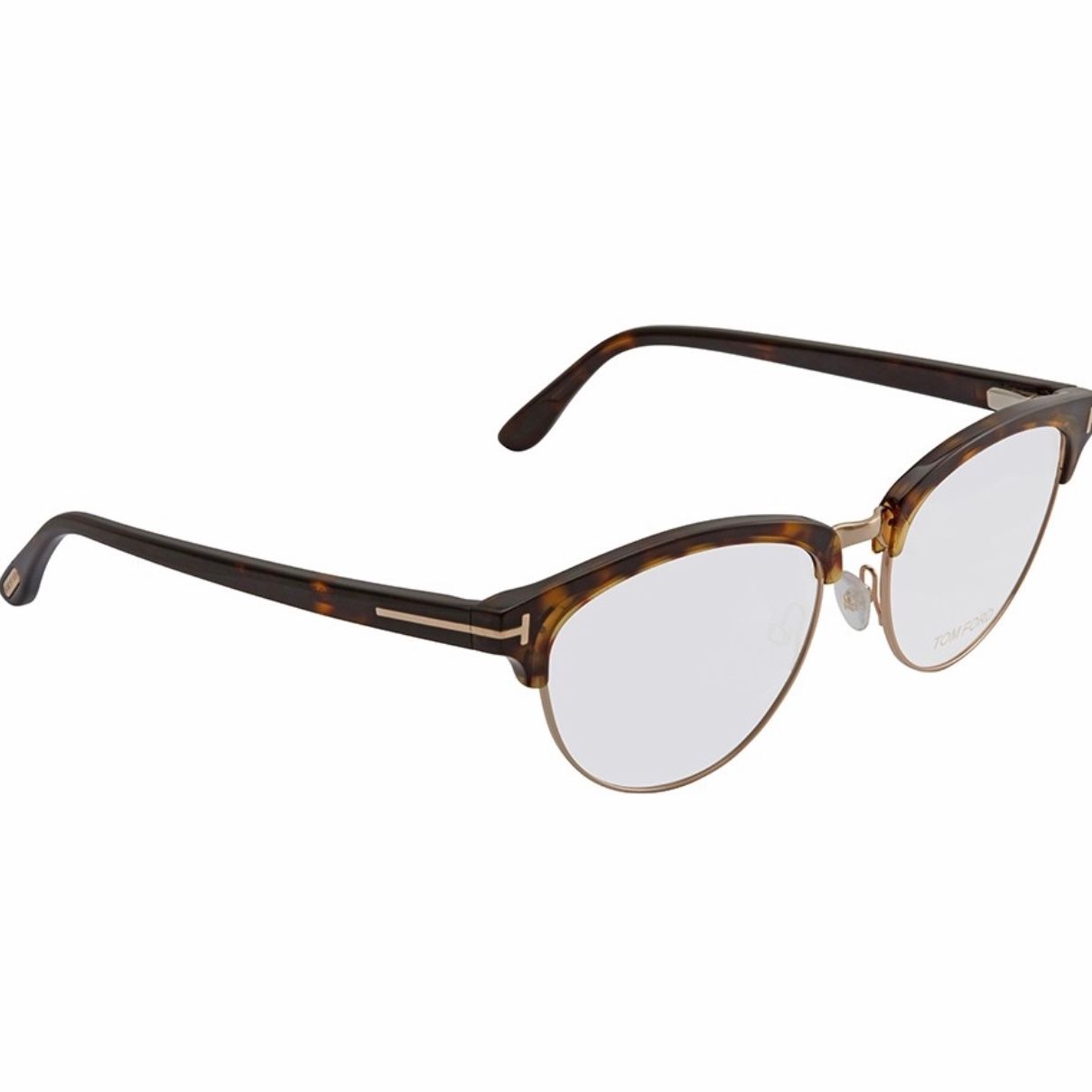 Tom Ford Dark Havana Ladies Eyeglasses
