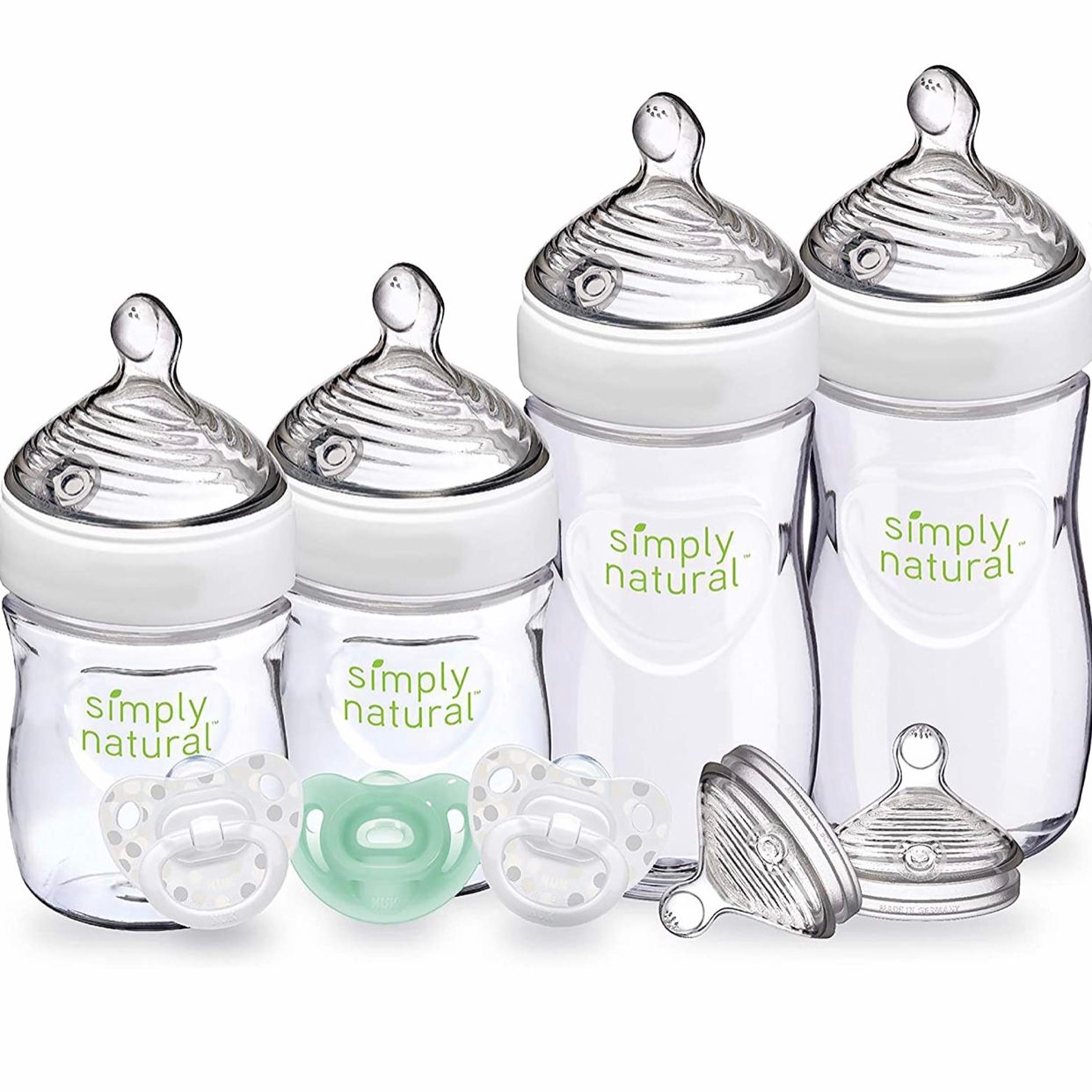 Bình sữa cho bé NUK Simply Natural Bottles Gift Set