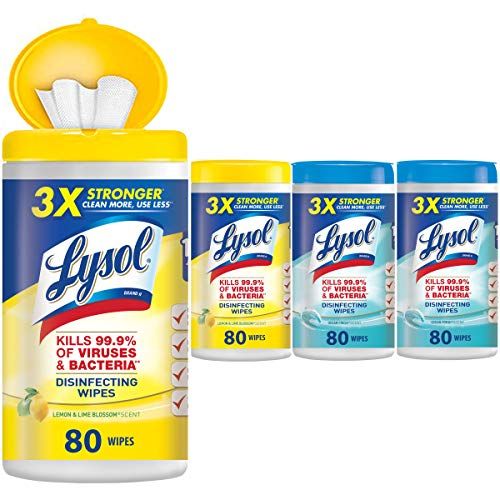 Giấy lau diệt khuẩn Lysol Disinfecting Wipes