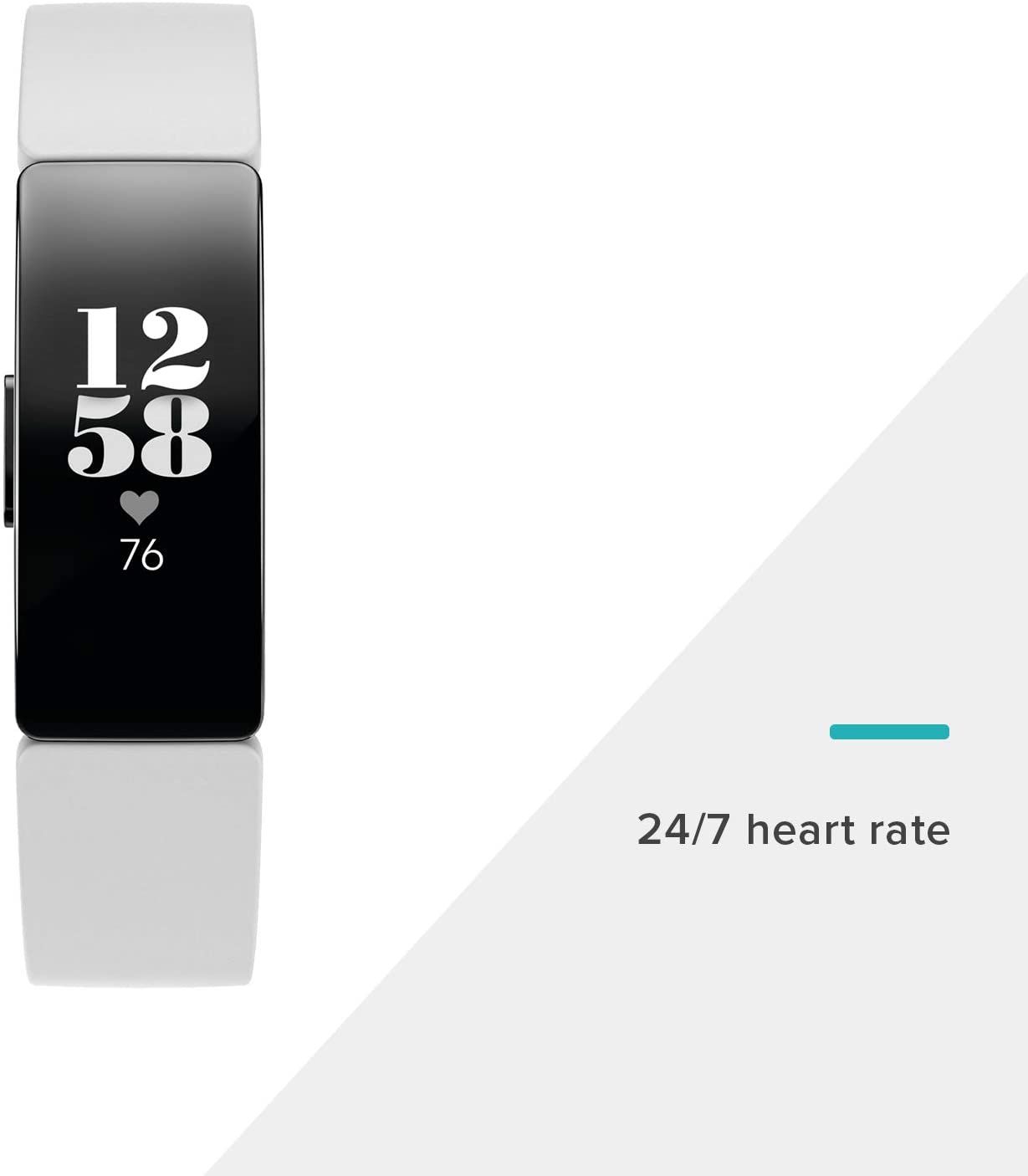 Fitbit Inspire HR Heart Rate & Fitness Tracker White