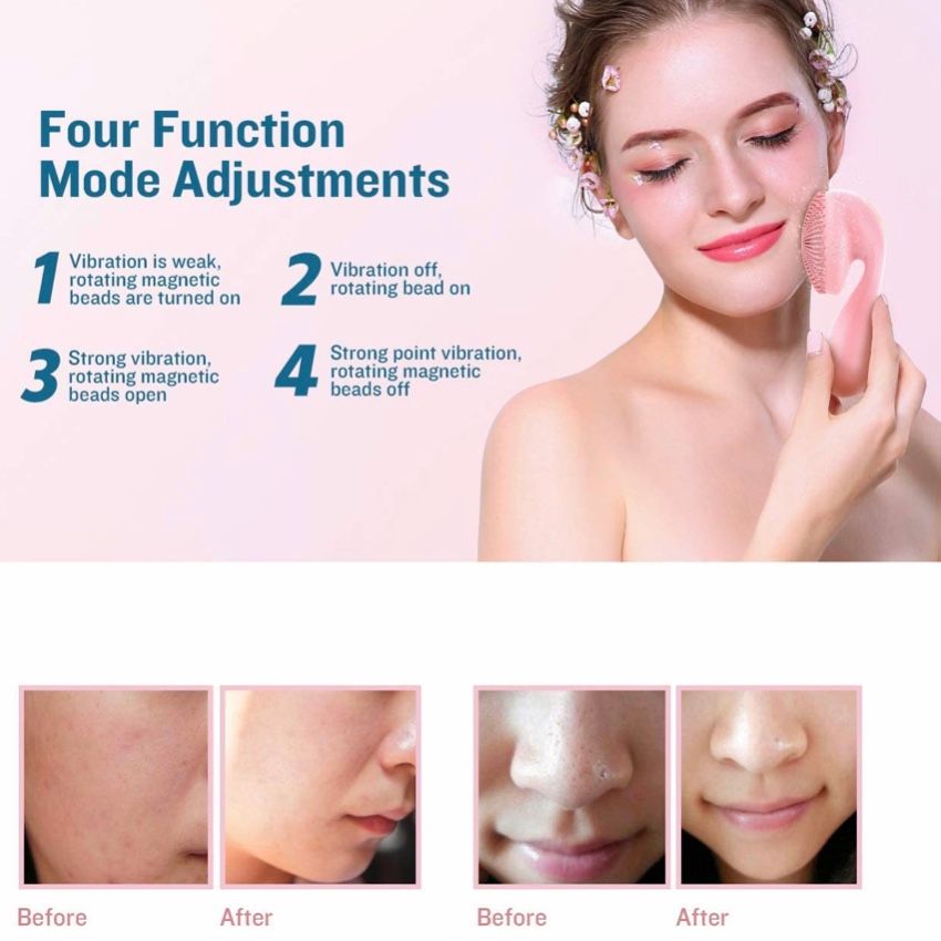 Máy rửa mặt Silicone Facial Cleansing Brush