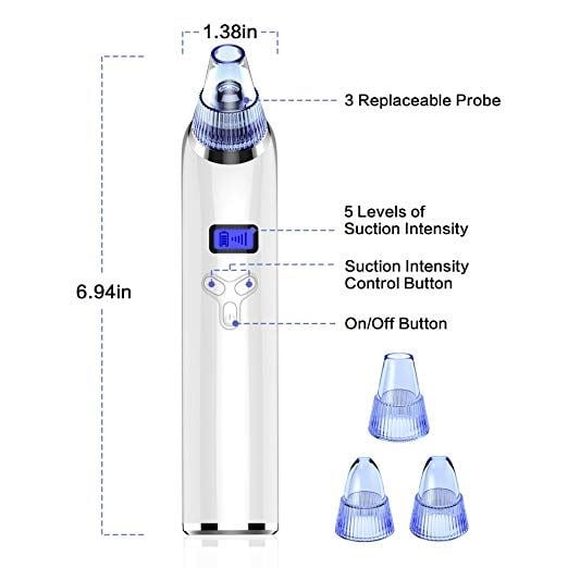 COOFO Vacuum Pore Cleaner Acne Comedone Extractor