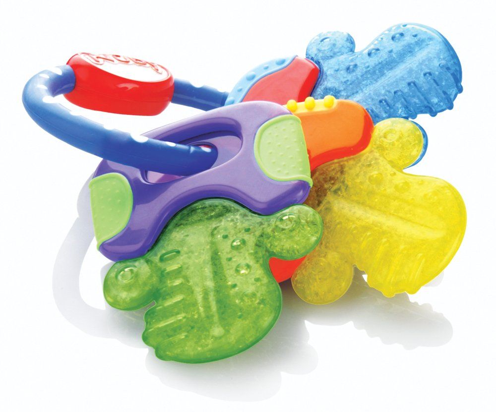 Đồ chơi cho bé từ 3 tháng Nuby Ice Gel Teether Keys