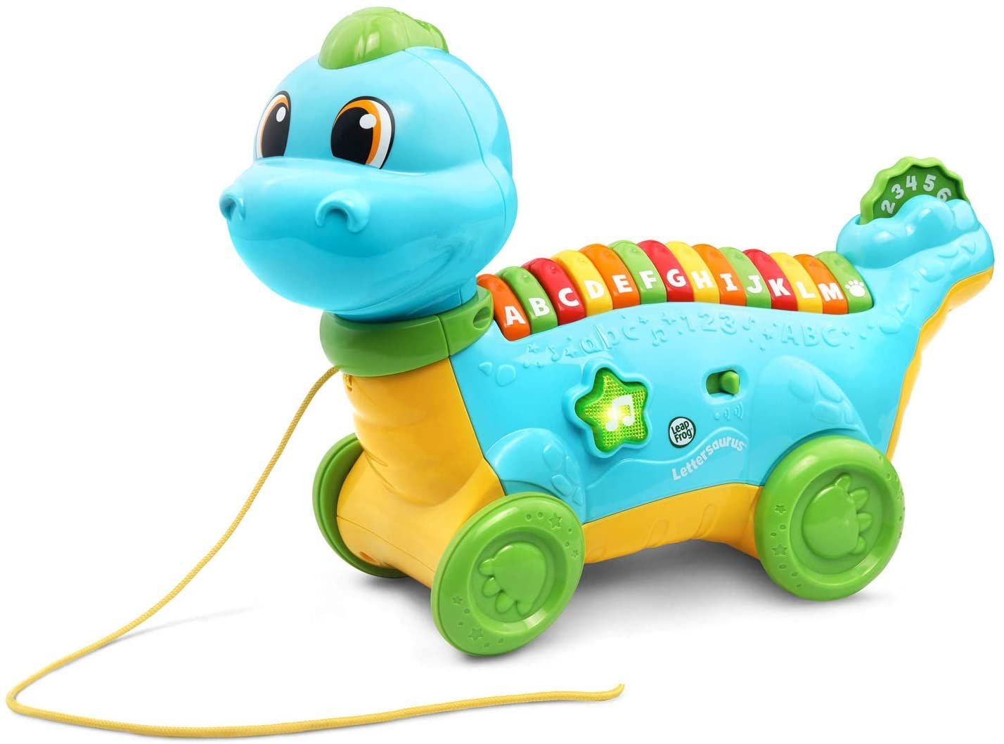 Đàn chữ cái ABC LeapFrog Lettersaurus Alphabet Pull Toy, Teal