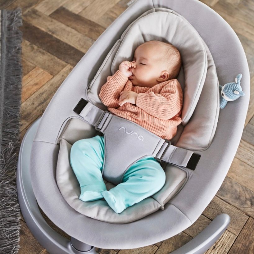 Nôi Nuna Leaf Grow Lounger Swing - Blush