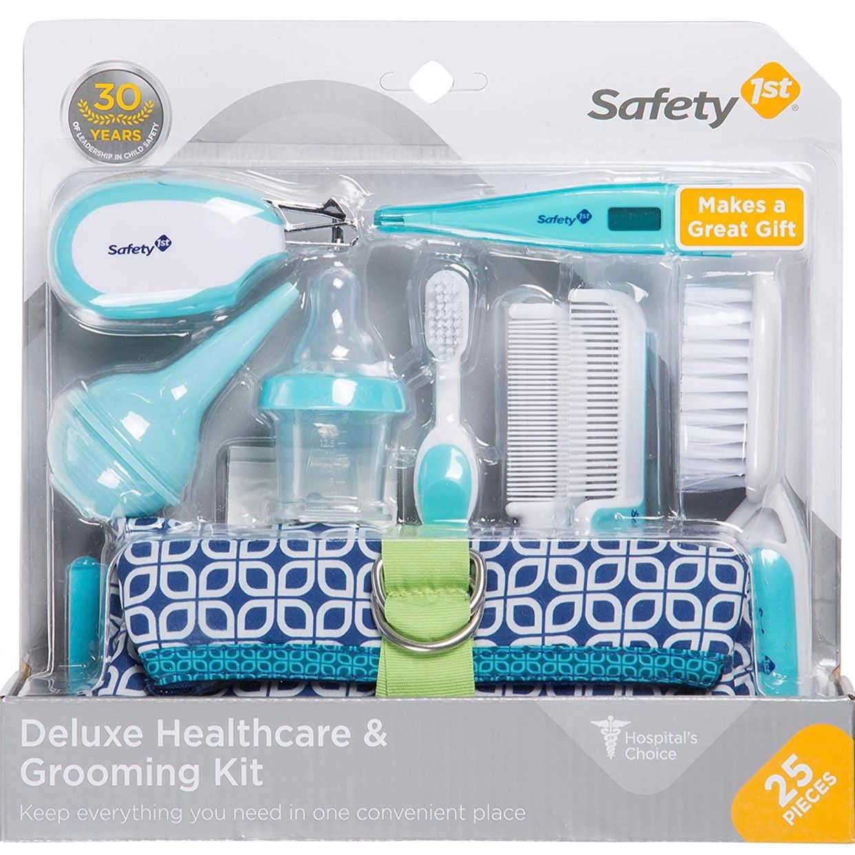 Safety 1st Deluxe 25-Piece Baby Healthcare and Grooming Kit
