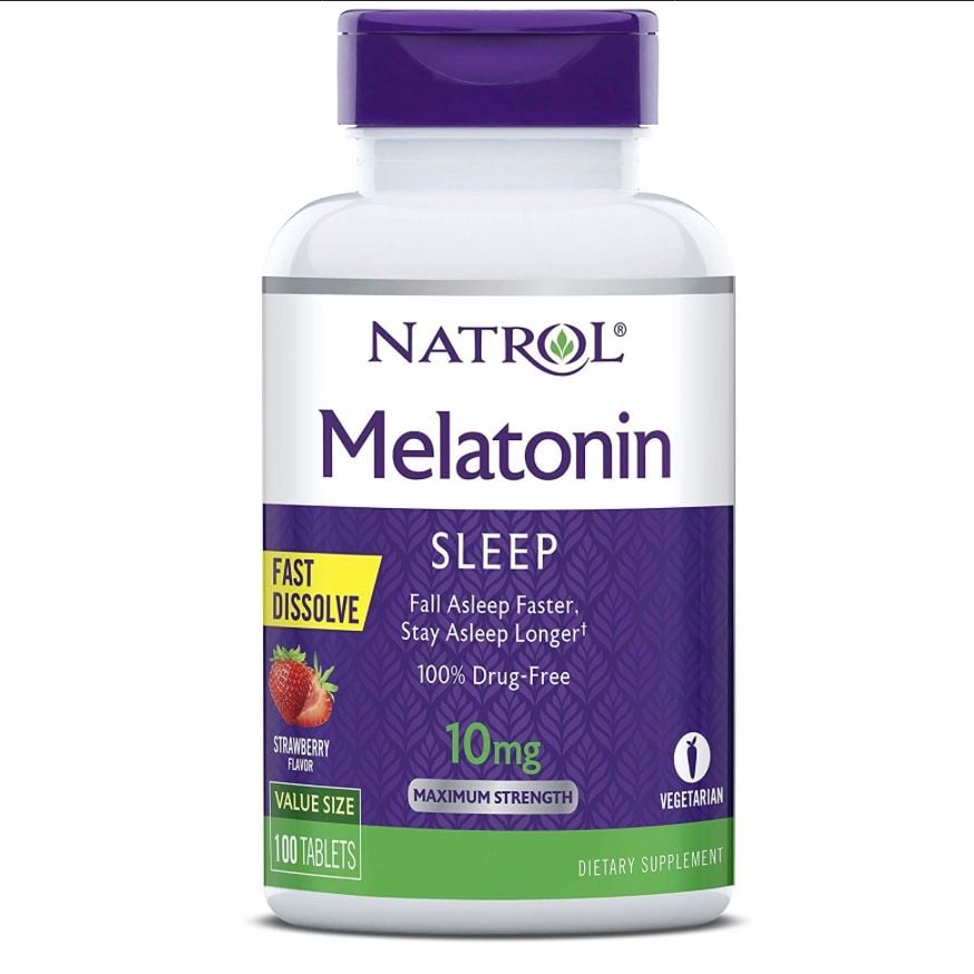Viên nén giúp ngủ nhanh Natrol Melatonin Fast Dissolve Tablets