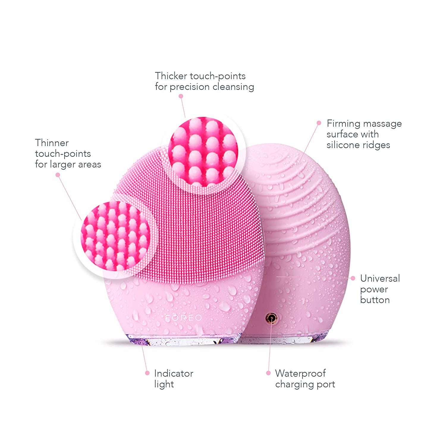 Máy rửa mặt FOREO LUNA 3 for Normal Skin, Smart Facial Cleansing and Firming Massage Brush