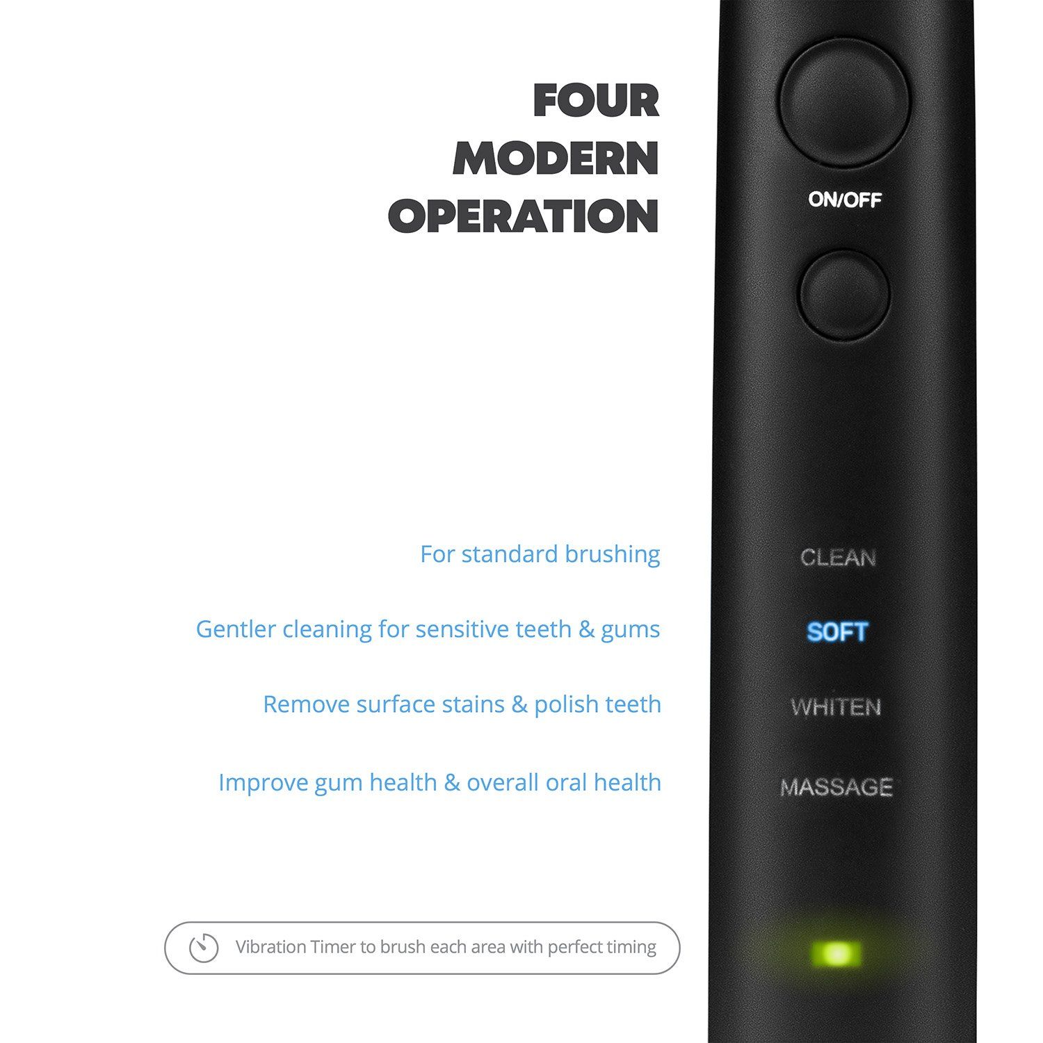 Máy đánh răng làm trắng AquaSonic Black Series Ultra Whitening Toothbrush
